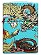 Zippo Sturmfeuerzeug - Chinese Drageon - Phoenix, 540°, Color Image - Nachfüllbar - Wiederverwendbar - Windfestes Design - Geschenkbox - Made in USA