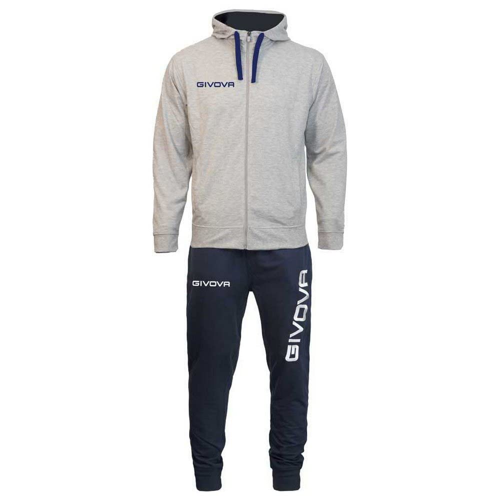 Givova, suit poker, gray/blue, S