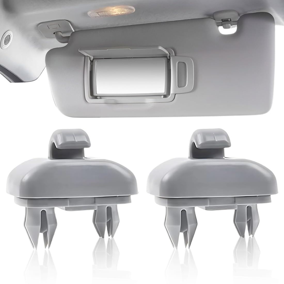 2 Pezzi Porta Supporto per Occhiali Magnetico, Clip Magnetica Portatile per Occhiali da Sole e Occhiali da Sole, Porta Occhiali e Porta Badge Magnetico per Oggetti Fissi, Occhiali, Auricolari