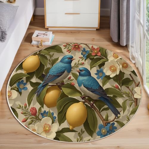 Tapis de décoration lavable doux aux finitions rustiques imprimées - 2