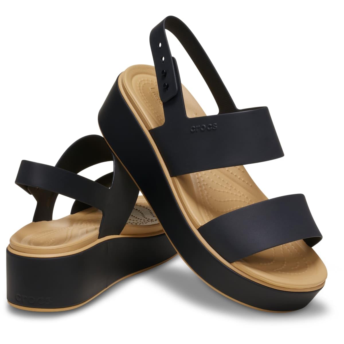 Crocs Brooklyn Matte Wrap Low Wedge Sandali con zeppaDonna