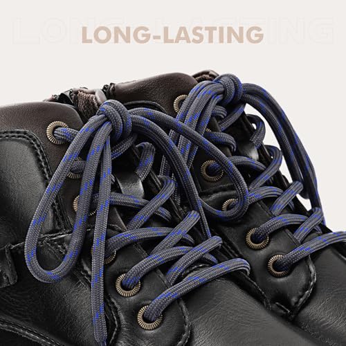 Image of Stepace 2 Pairs Round Heavy Duty Boot Laces for Hiking and Work Boots