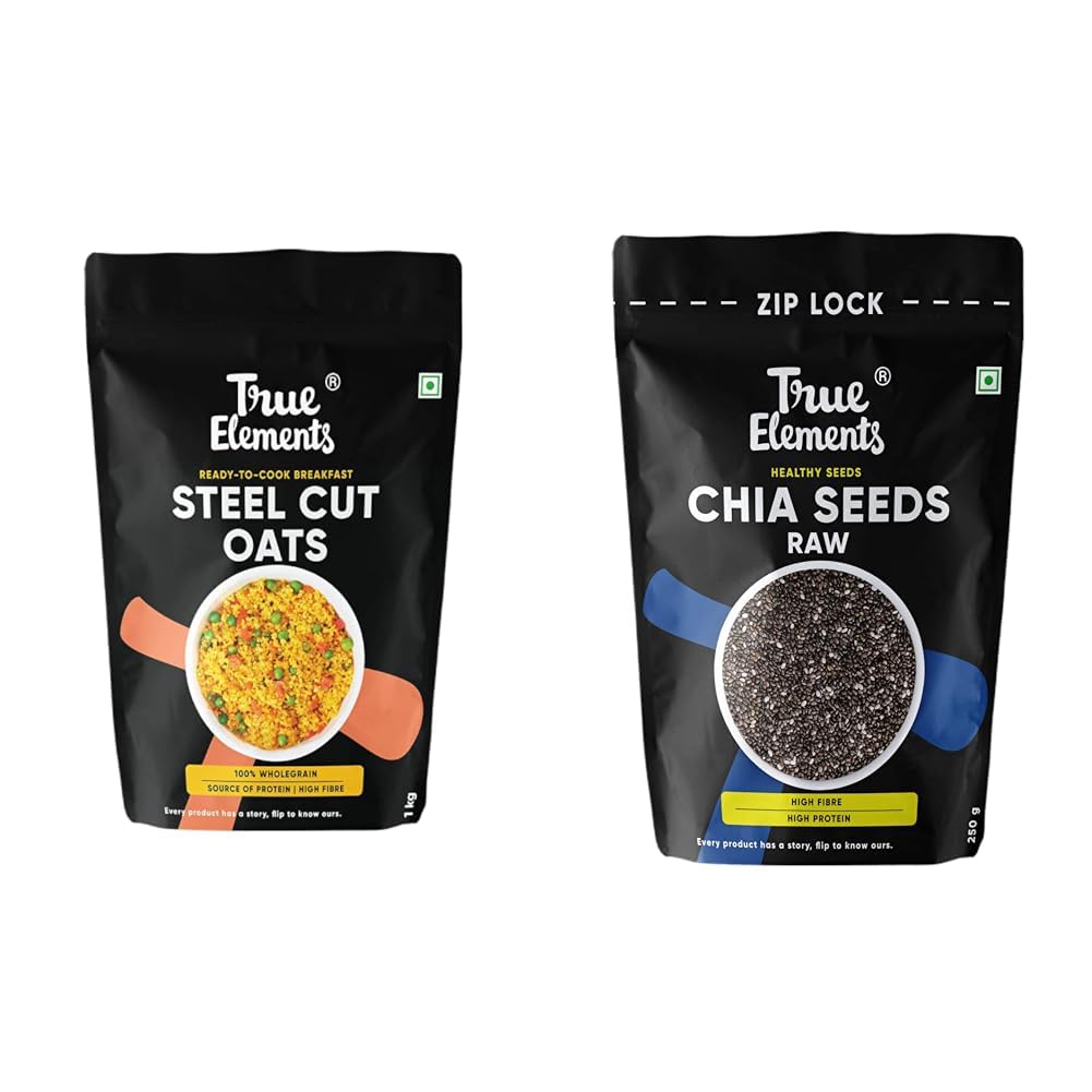 True Elements Steel Cut Oats 1kg + Chia Seeds 250g Duo-picture-30