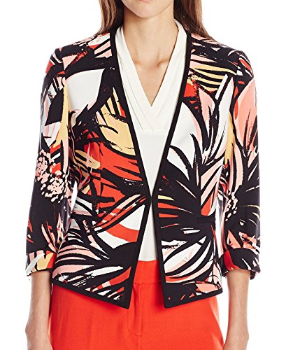 Kasper Women's Printed Twill Jacket