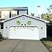 JOYIN Monster Face Halloween Archway Garage Door Decoration with Eyes, Fangs, Nostrils and Double Face Stickers (21 inches Eyes & Fangs)