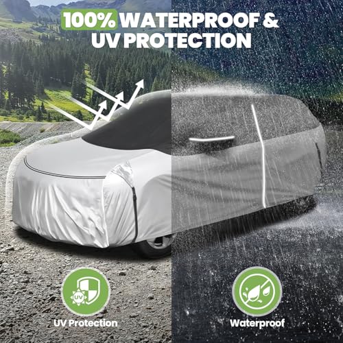 Image of Cartist Car Cover Fits for Mini Cooper 2002-2025 2026 /Cooper S /Hardtop /Convertible 2-Door, All Weather Car Covers Outdoor for Cooper Accessories, Waterproof