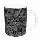  Mug Frôler La Perfection - Cadeau Collègue Retraite - Idée Cadeau Original, Humour Femme - Tasse Couple Saint Valentin - Texture sans fin sans couture de vecteur mathématique avec des calcu Imprimer