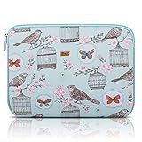 Arvok 11-12 Inch Laptop Sleeve Multi-Color & Size Choices Case/Water-Resistant Neoprene Notebook Computer Pocket Tablet Briefcase Carrying Bag/Pouch Skin Cover for Acer/Asus/Dell/Lenovo, Blue Bird