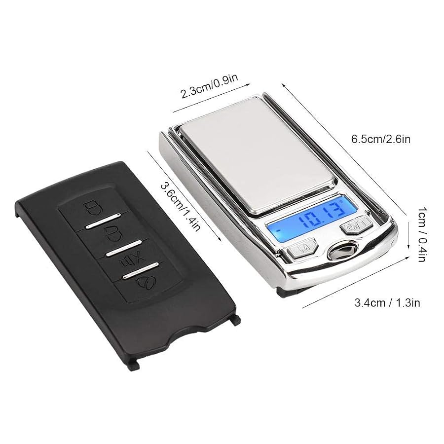 TOPINCN 100g/0.01g Mini Digital Pocket Scale High Accuracy Portable Electronic Jewelry Scale Small LCD Scale for Jewelry
