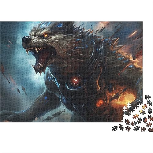 Puzzle en bois de luxe 1000 pièces sci-fi wall art cadeau d'art moderne