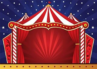 GYA Vinyl Circus Photography Backdrops Theater Jokes Clown Backgrounds Party Decorations 7x5ft