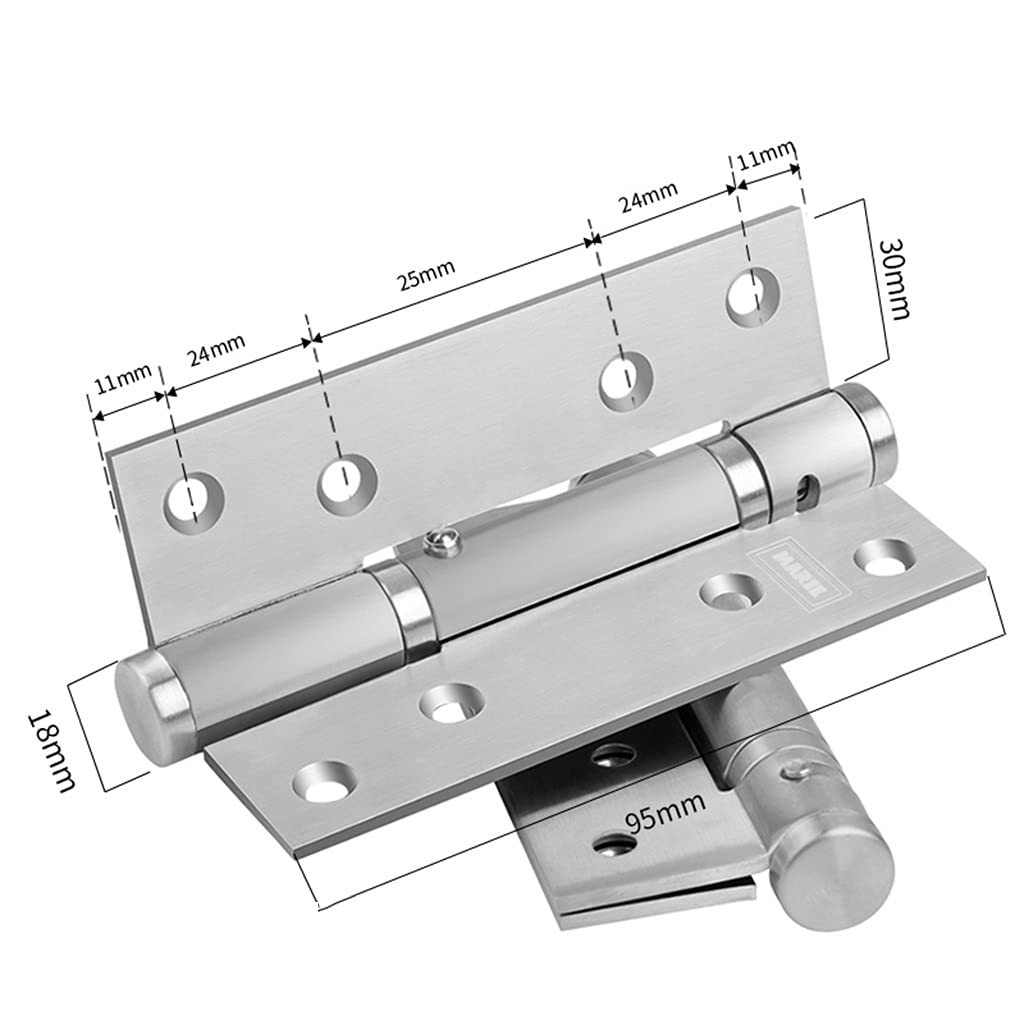 Bisagra de cierre automático para puerta de oficina y hogar, 5 colores, herrajes y accesorios para puerta, fácil instalación y funcionamiento silencioso