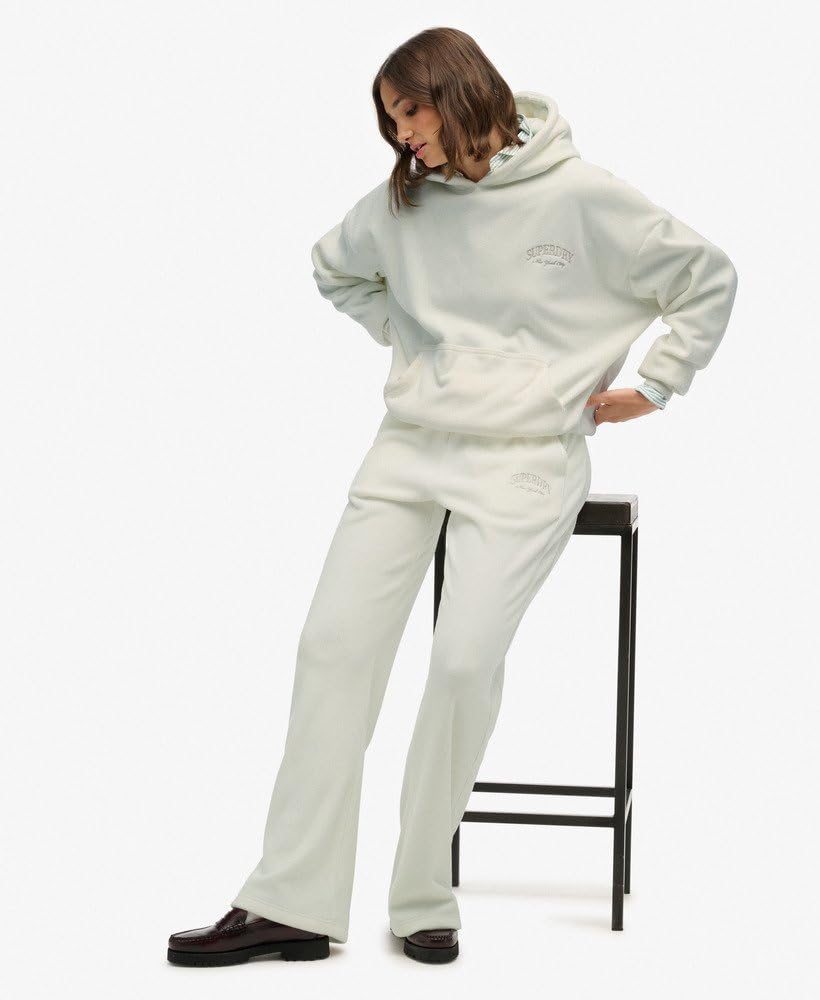 Superdry Country Club damskie spodnie do biegania welurowe