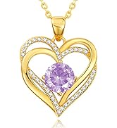 Anavia Girlfriend Necklace Birthday Gift, 925 Sterling Silver Infinity with Heart Necklace , Valentines Day Gift