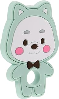 Hoement 1Pc Vara De Dentição Brinquedo Do Bebê Brinquedos Para Bebês Mordedor Brinquedo Brinquedos Infantis Brinquedos Infantis Brinquedo De Dentição Do Bebê Chupeta Urso Silicone Urso