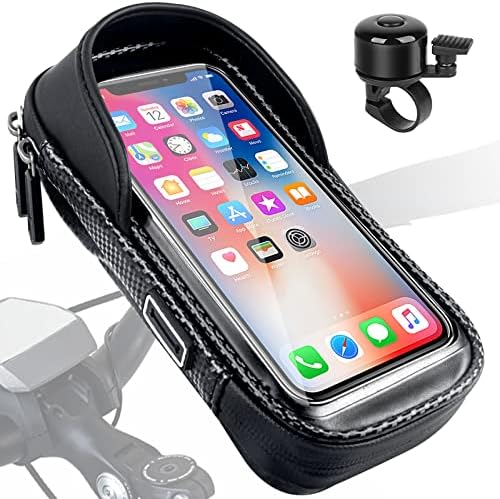 XFSRG Fahrrad Handyhalterung Wasserdicht - Lenkertasche Mit 360° Drehung Für 4.5-6.4 Zoll Smartphones