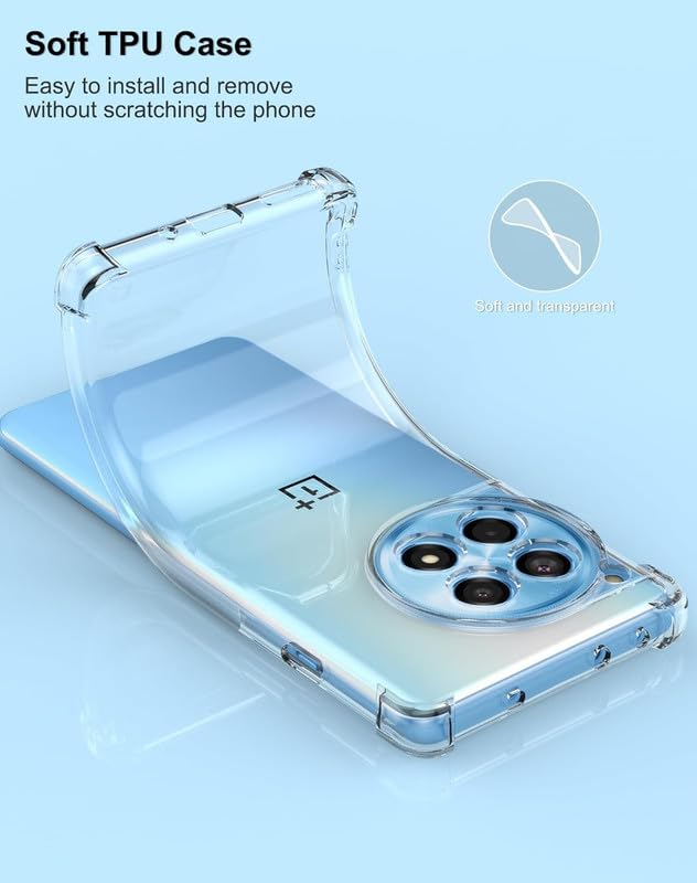 Image of Case Creation Brand - Mobile Cover for Realme 12 (Soft & Flexible Back Case), Transparent