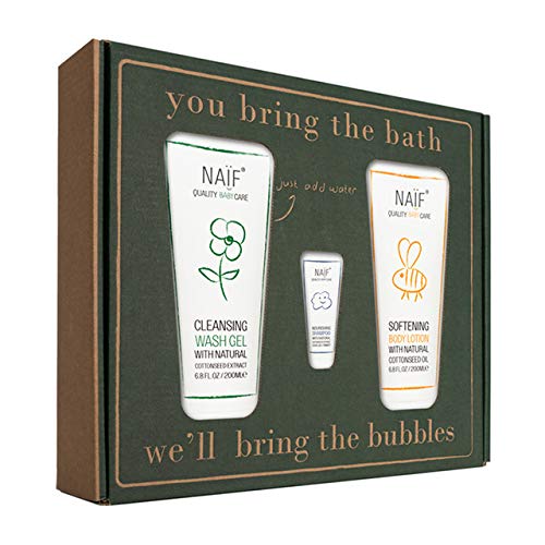 Naã¯F 6198055031 - pack gel de baño + champãº + loción corporal 0m+