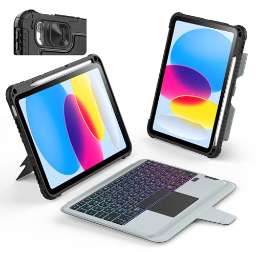 Nillkin ipad A16 11悽戙&10悽戙 僉乕儃乕僪亂JIS擔杮岅攝楍 僩儔僢僋僷僢僪晅偒 扙拝幃 墶/廲抲偒 170°柍奒抜挷惍亃 Bluetooth 庢傝奜偟壜擻 Type-C廩揹幃 儁儞廂擺 10.9僀儞僠戞10悽戙 偁偄傁偭偳 11僀儞