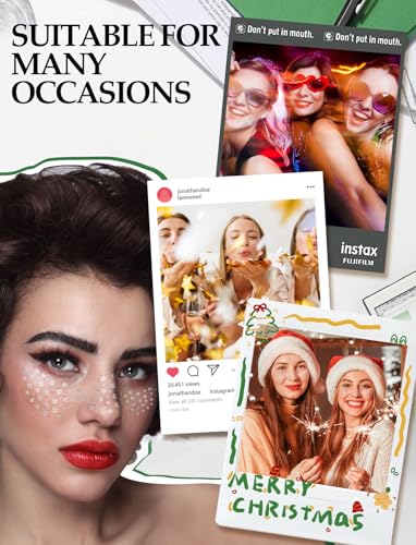 Silver Freckles Face Tattoo - 8 PCS Makeup Patches, Glow Up Face Glitter Speckles Patches, Cute Makeup Accessories for Women - Image 7