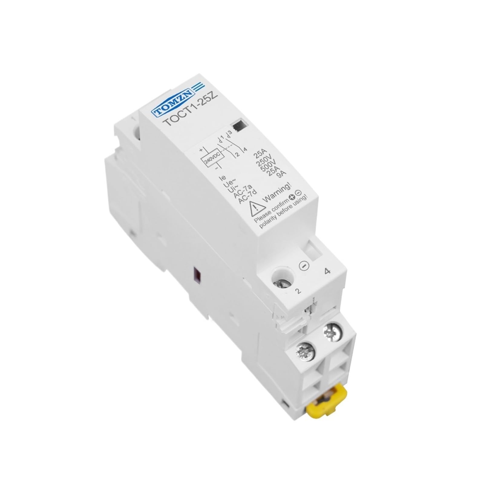 Contacteur DC 24V rail Din TOMZN commande silencieuse de circuit - 4