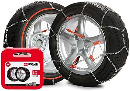 SNOVIT E-9 NEO Talla 130 - Cadena de nieve metálica 9 mm. Turismo...