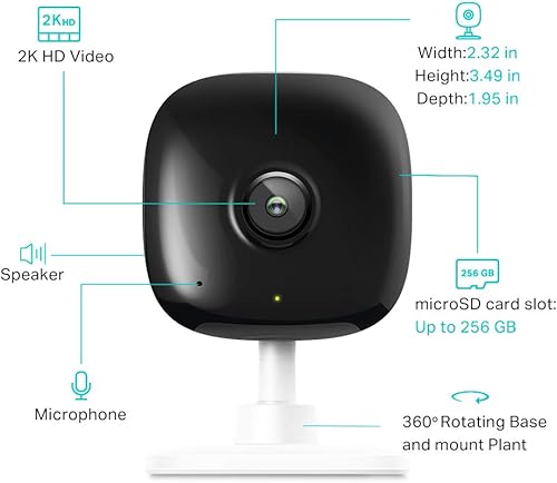 Miniatura 6 de Kasa Smart Cámara de seguridad para monitor de bebé cámara de interior HD de 1080p para seguridad del hogar con detección de movimiento audio