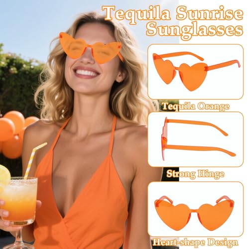 12PCS Love Heart Shaped Sunglasses Vintage Cat Eye Sunglasses for Bachelorette Party Birthday Favors2