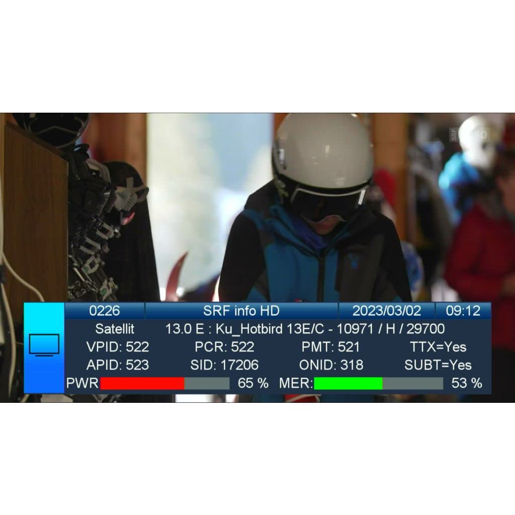 SATLINK Mesure satellite numérique WS 6916 pour DVB-S/S2