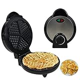■ EXTRA DEEP NON-STICK Lackierplatten: Die integrierten extra tiefen Kochplatten mit Antihaftbeschichtung Waffeln bis zur Perfektion kochen ..