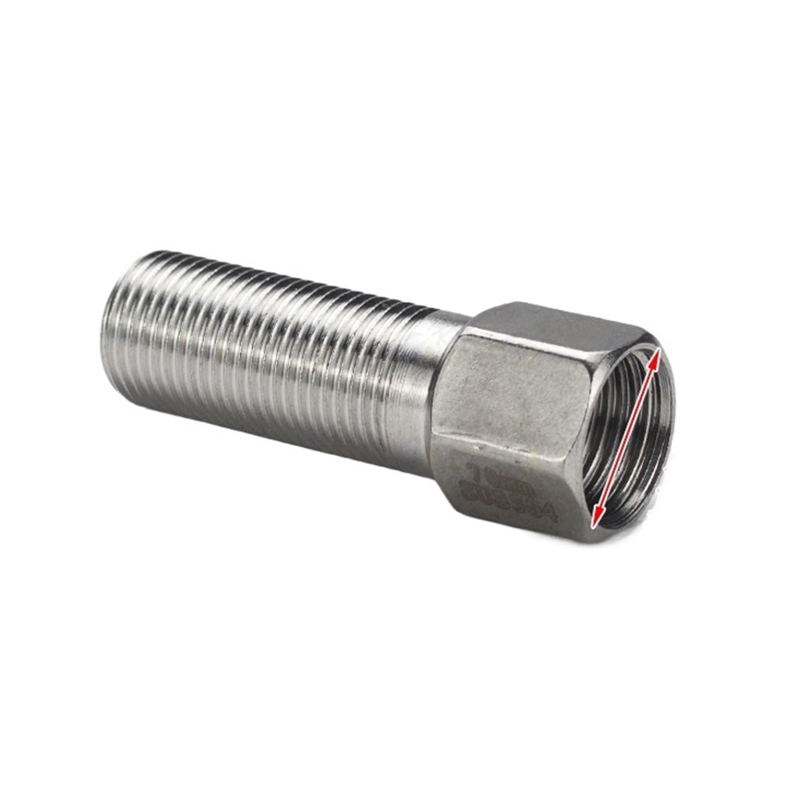 Extension de filetage G1/2 en acier 304 épaissi pour éviter la corrosion