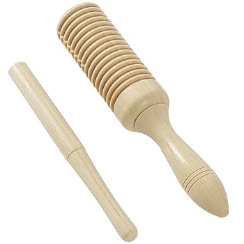 Amazon | AllBright ウッドブロック ウッドギロ ギロ 楽器