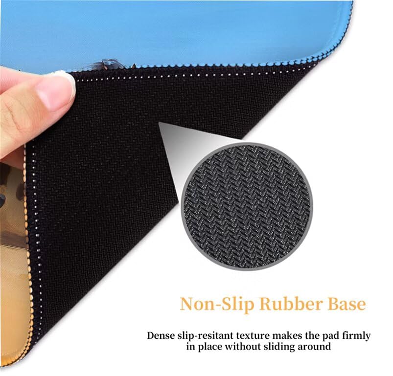 Tapis de souris grand format protégeant le bureau des taches et rayures