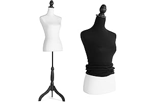 Detachable 52-67" Adjustable Mannequin Dress Form Female Torso for Display, Sewing & Jewelry