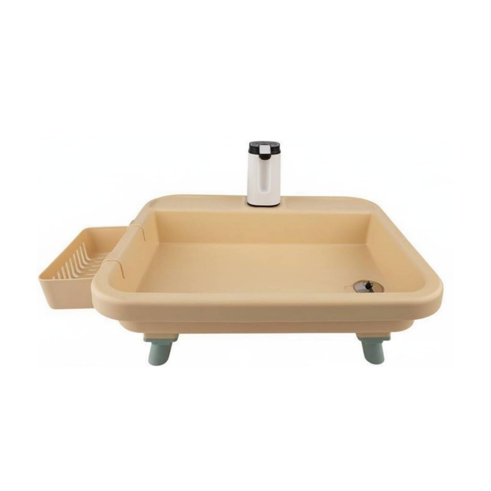 Long Battery Life Portable Hand Washing Station Single-Button Operation Camping Wash Station with Faucet Integrated Storage Basket Outdoor Sink with Electric Water Pump Safe Materials for Camp-picture-23