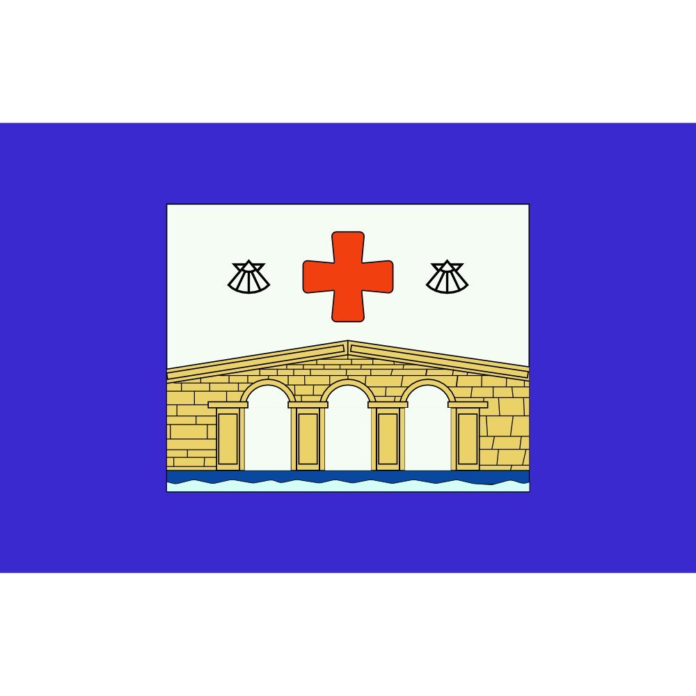 Drapeau de Culleredo A Coruña aux finitions soignées et haute résistance