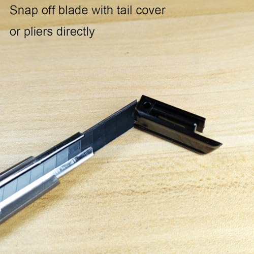 Image of Gebildet 5pcs Right and Left Hand Self-Lock Cutter Knife /Black 9mm Blades /60 Blace Knife /Utility Knife /Graphic Knife (G300)