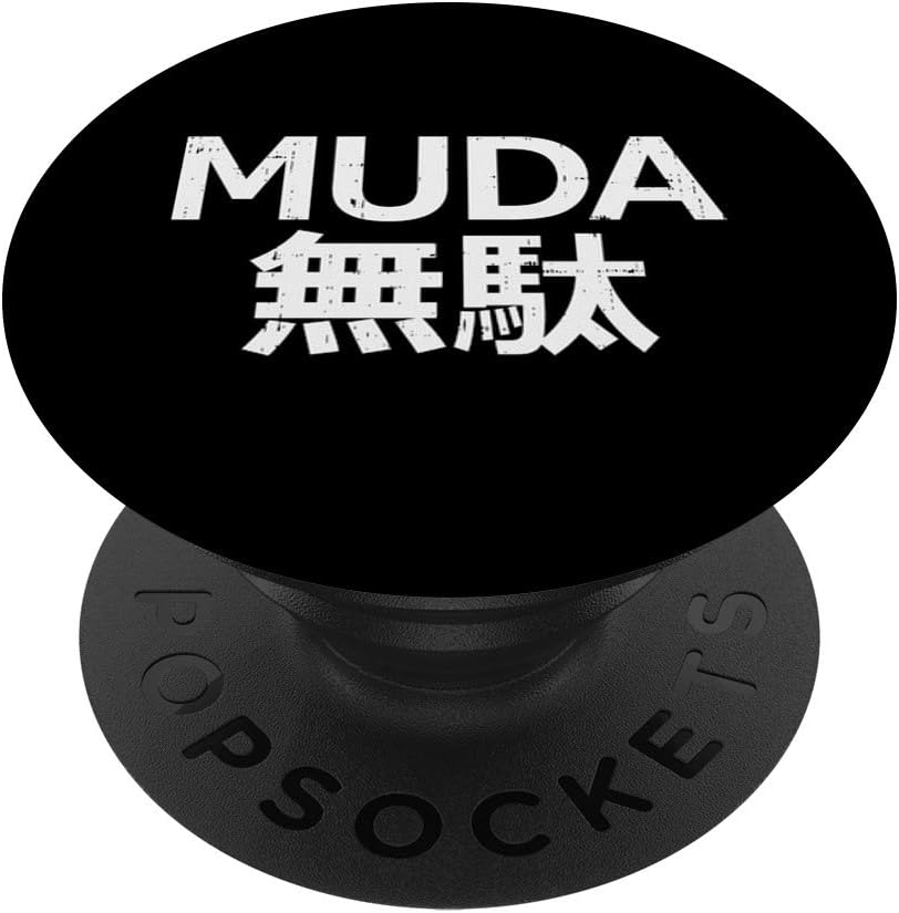 Muda Kanji Funny Japanese Manga Anime Lover Fan Otaku Gift PopSockets PopGrip: Swappable Grip for Phones & Tablets