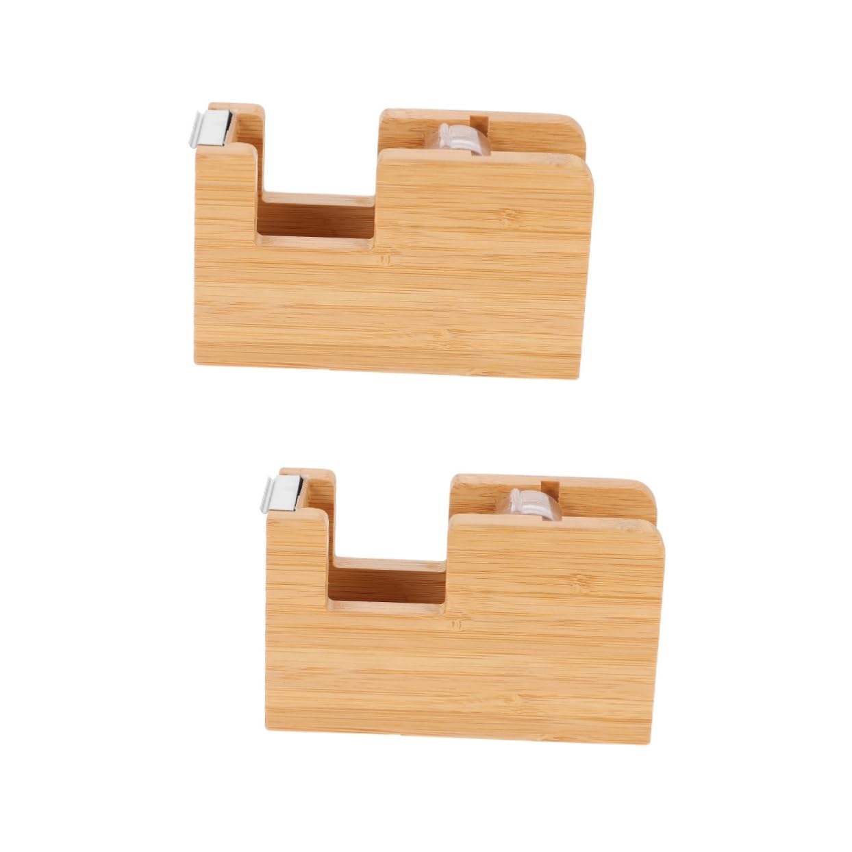 2 Pezzi Porta Nastro Adesivo Per Tappeti Nastro Biadesivo Trasparente Touchless Automatico Nastro Da Imballaggio Trasparente Con Dispenser Forniture Cucina A Mano Ricarica Tavolo