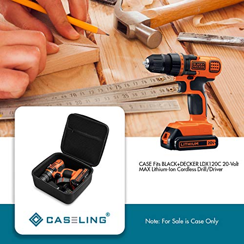 Caseling Hard Case Compatible With Black+Decker Ldx120C 20-Volt Cordless Drill/Driver. thumb #5