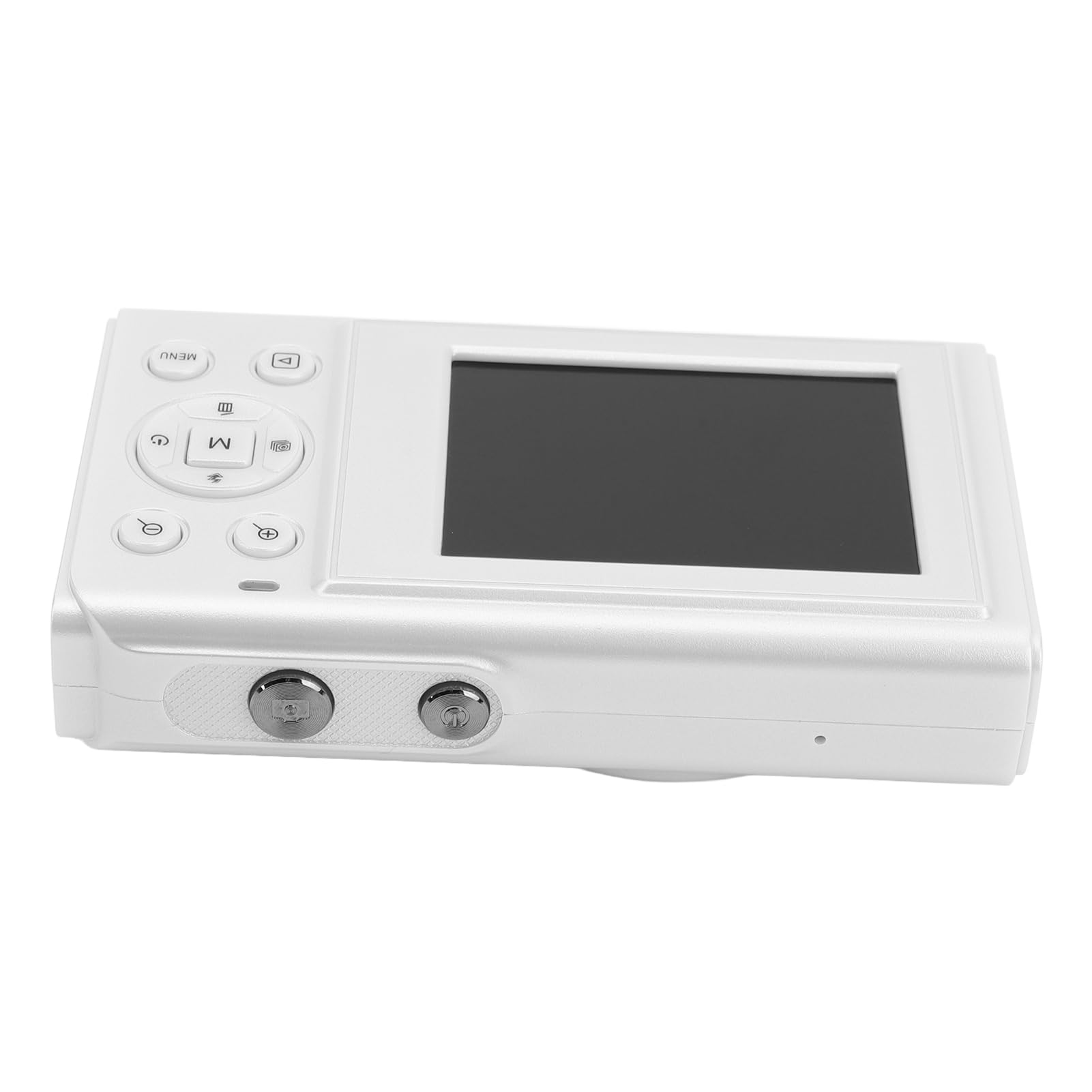 Tbest Kamera Cyfrowa 4K Kompaktowy Przenośny 44MP 16x Zoom Autofocus Anty Shake 2,4 -calowy Ekran dla Nastolatków dla Dzieci Fotografowanie Vlogging (WHITE)