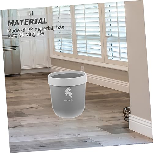 Caneca de basura rectangular compacta OSALADI miniatura 5