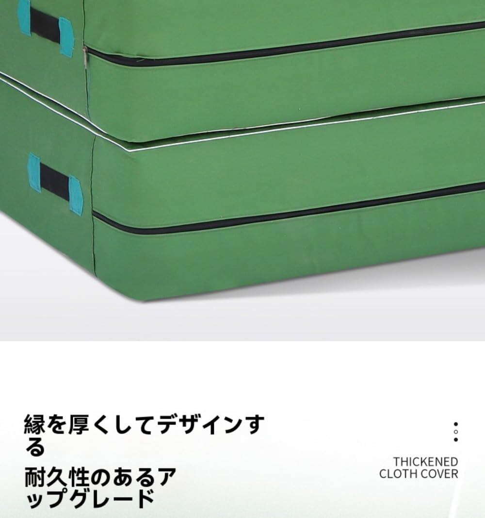 折り畳み体操マットを厚くしてフィットネスダンス訓練、オフィス昼休み、屋外休憩、スポンジマットを仰向けに寝て座る (（オックスフォード
