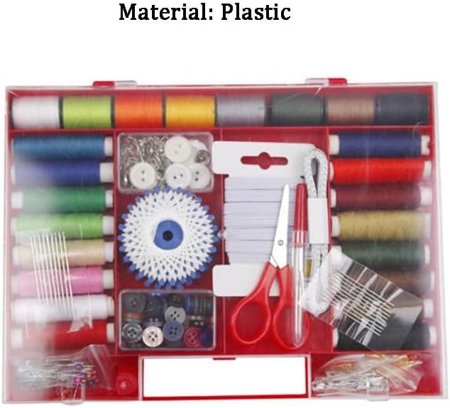 MVNOIRE Large-Capacity Needle Thread Box Set Sewing Plastic Tape Cover Patching
