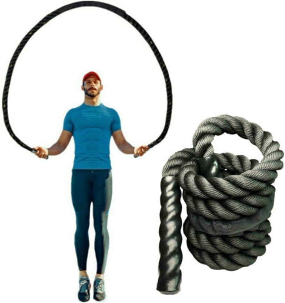 Gelentea Jump Rope Fitness Schweres Springseil 25mm Heavy Battle