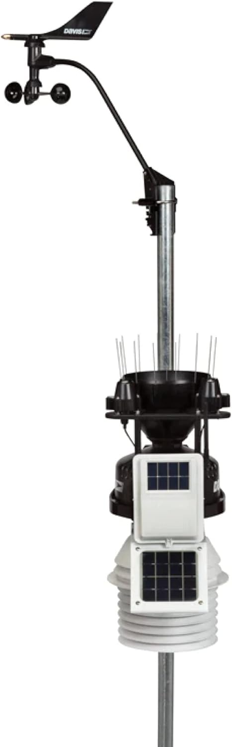 Davis Vantage Pro2 Wireless Weather Station w/WeatherLink Console, 24hr Fan Aspirated Radiation Shield, UV & Solar Sensors