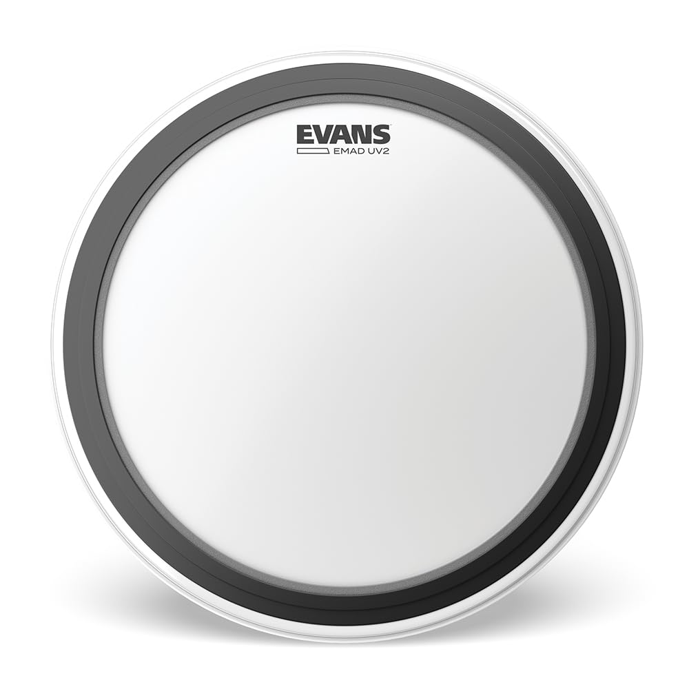 Drum Heads - UV2 Coated Bass Drumhead - B18EMADUV2-18 Inch