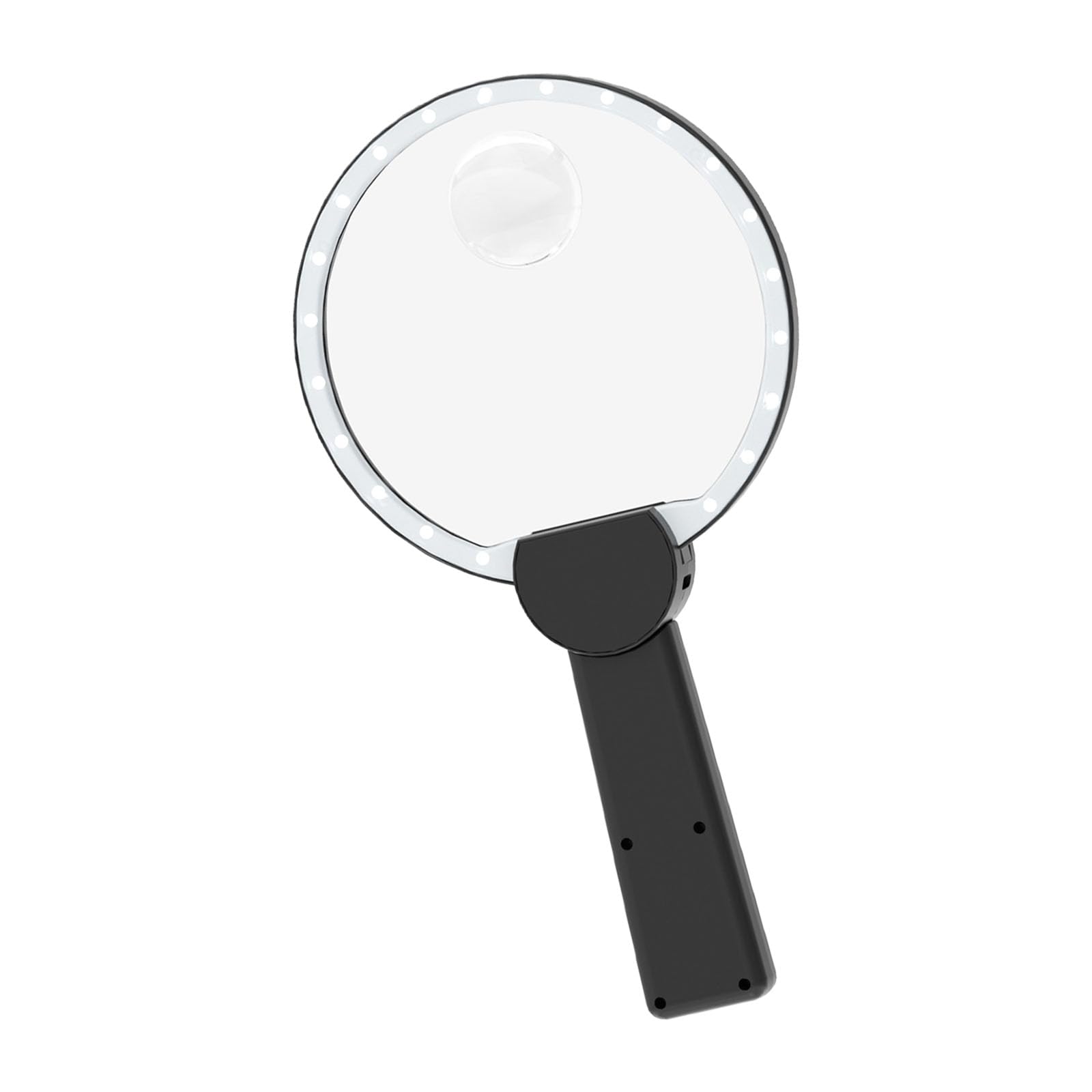 Lightweight Magnify Glass Handheld Featuring 3X Lens Rechargeable Ergonomic Design for Senior Reading and Magnifier for Senior