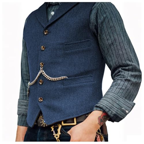 Chaleco de piel sintética y terciopelo de corte ajustado para renovar tu traje regional masculino