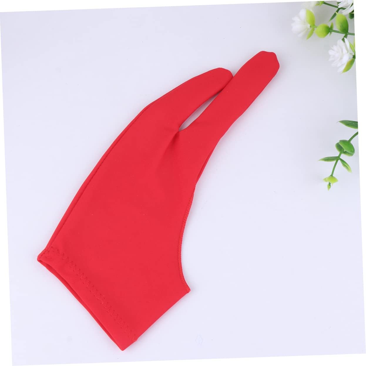 BEBEMOKO Curling Wand Glove 2 Pcs Artist Two Finger Glove for Sketch Comfortable and Breathable